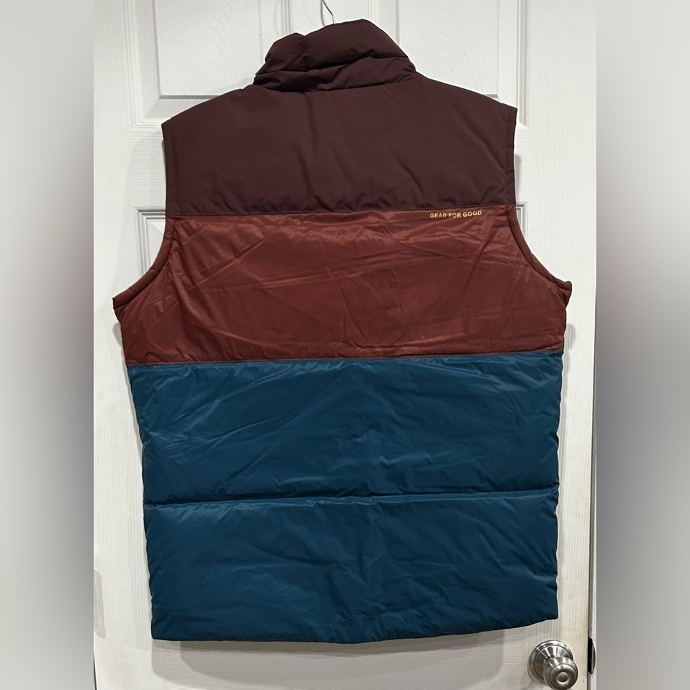Cotopaxi Men's Large Solazo Down Vest Chestnut NWT Durable Water Resistant - Picture 3 of 9